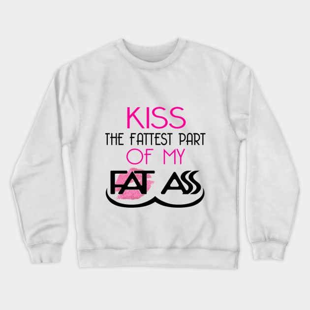 Kiss Crewneck Sweatshirt by Big Sexy Tees